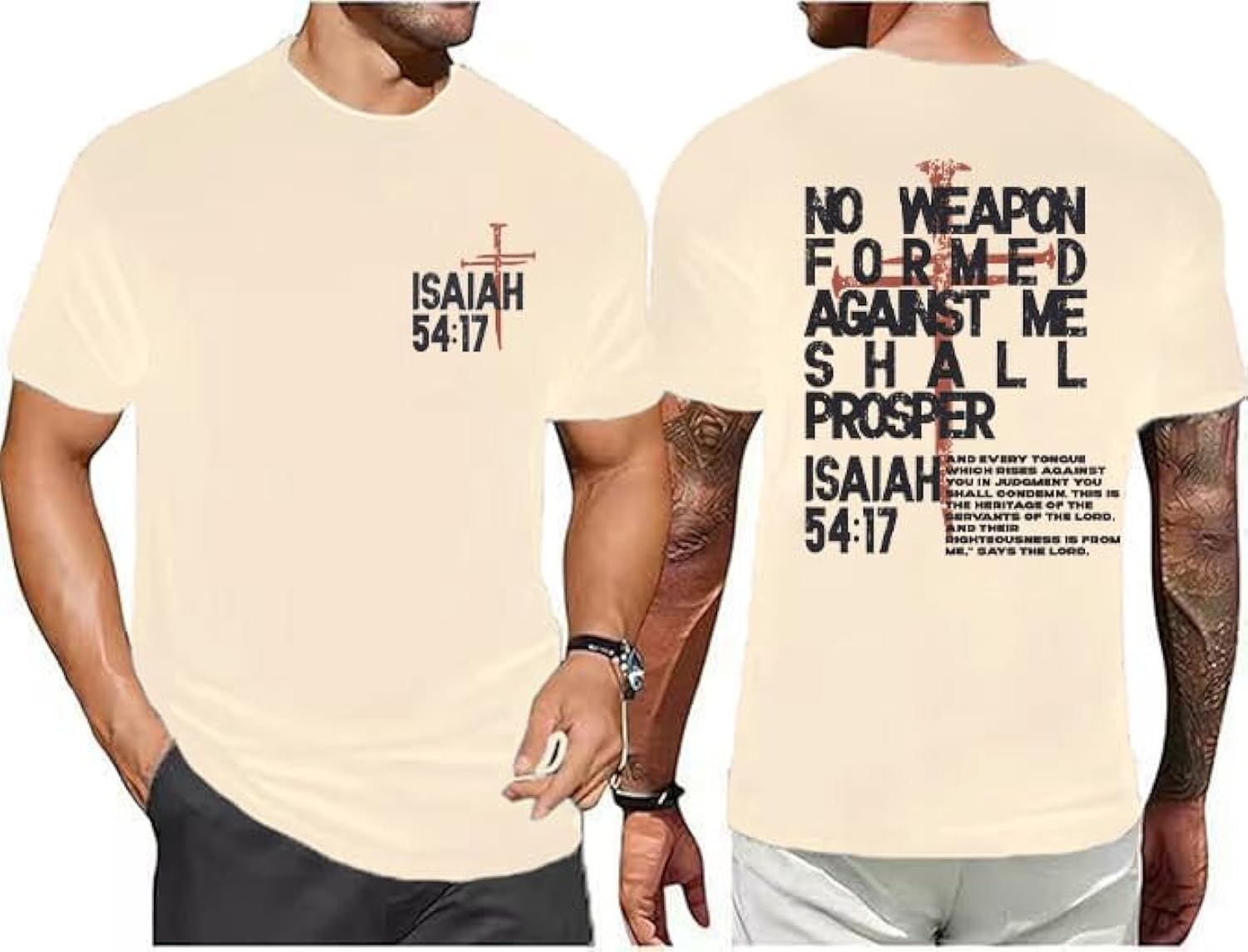 Christian for Men Religion Faith Jesus Cross God - Adult & Kids T-Shirts, Sweatshirts & Hoodies apparel design preview 1