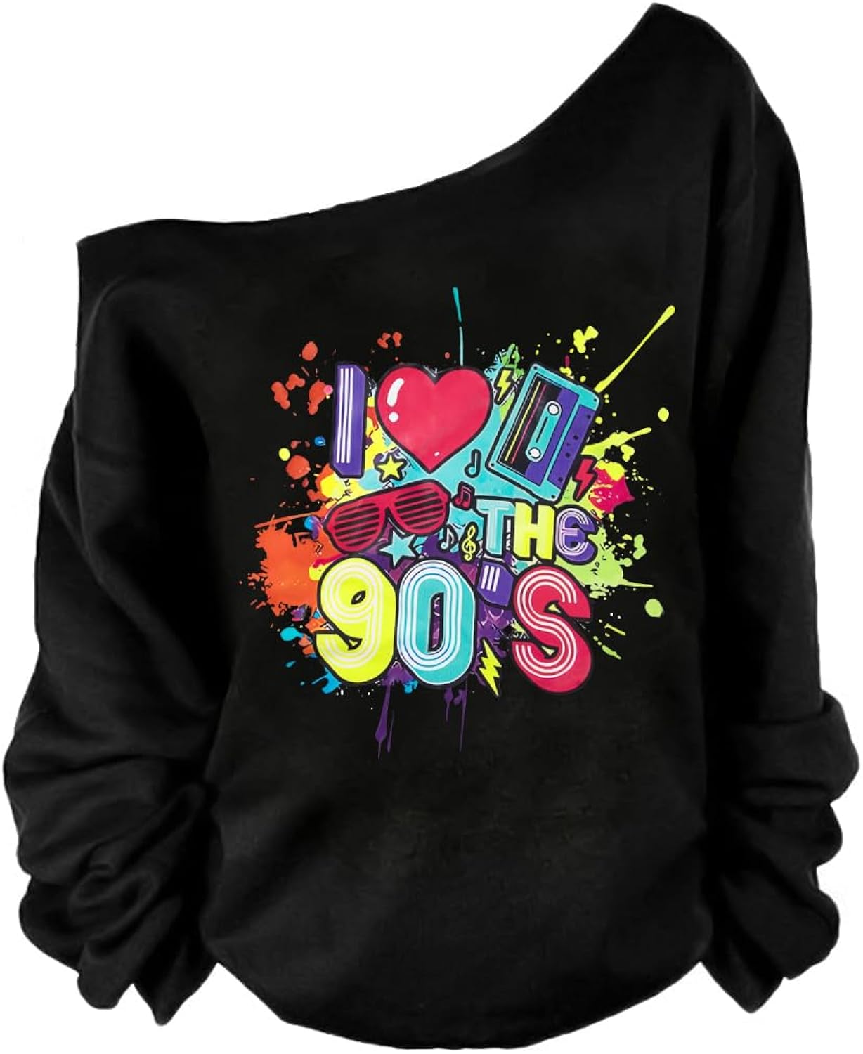 Women 80s 1980S Womens Disco Themed Graphic Outfits - Adult & Kids T-Shirts, Sweatshirts & Hoodies apparel design preview 1