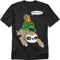 Funny Snail Turtle Sloth Go Fast Slow and Steady - Adult & Kids T-Shirts, Sweatshirts & Hoodies apparel design preview 1