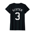 Sister No 3 Football Sis Soccer T-Shirt - Casual Everyday Wear Unisex - T-Shirt, Sweatshirt, Hoodie
