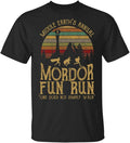 Middle Earth's Annual Mordor Fun Run one Does not - Adult & Kids T-Shirts, Sweatshirts & Hoodies apparel design preview 1