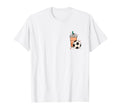Weekends Iced Coffee And Soccer Groovy T-Shirt - Unique Graphic Men Women - T-Shirt, Sweatshirt, Hoodie