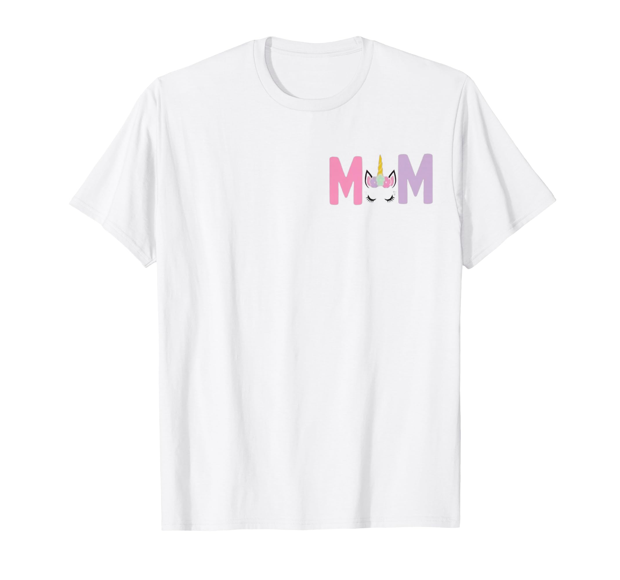 Unicorn Mom First Birthday Family T-Shirt - Graphic Print for Adults - T-Shirt, Sweatshirt, Hoodie