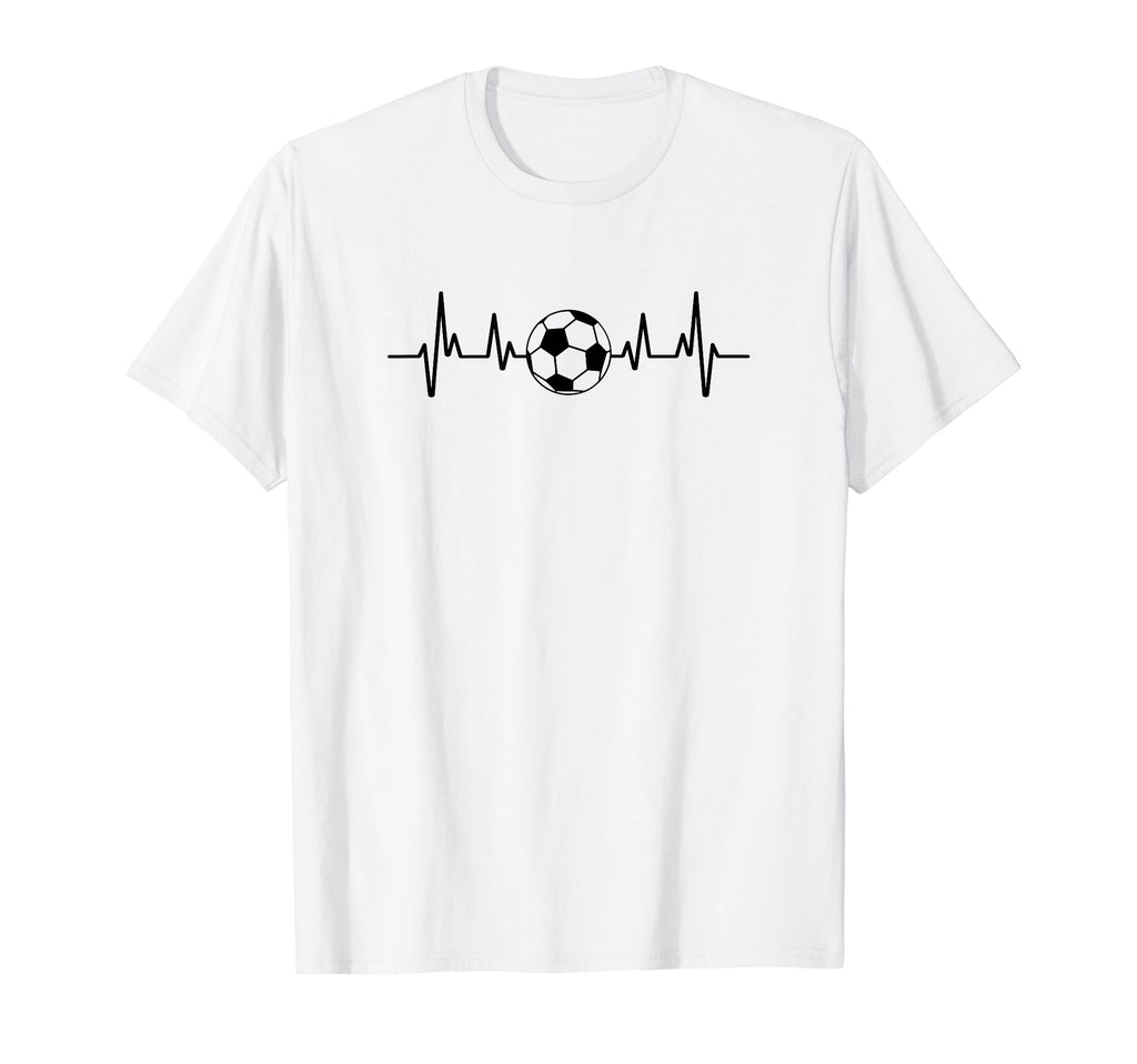 Soccer Heartbeat Sports Soccer Gift T-Shirt - Streetwear Style for Adults - T-Shirt, Sweatshirt, Hoodie