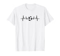 Soccer Heartbeat Sports Soccer Gift T-Shirt - Streetwear Style for Adults - T-Shirt, Sweatshirt, Hoodie