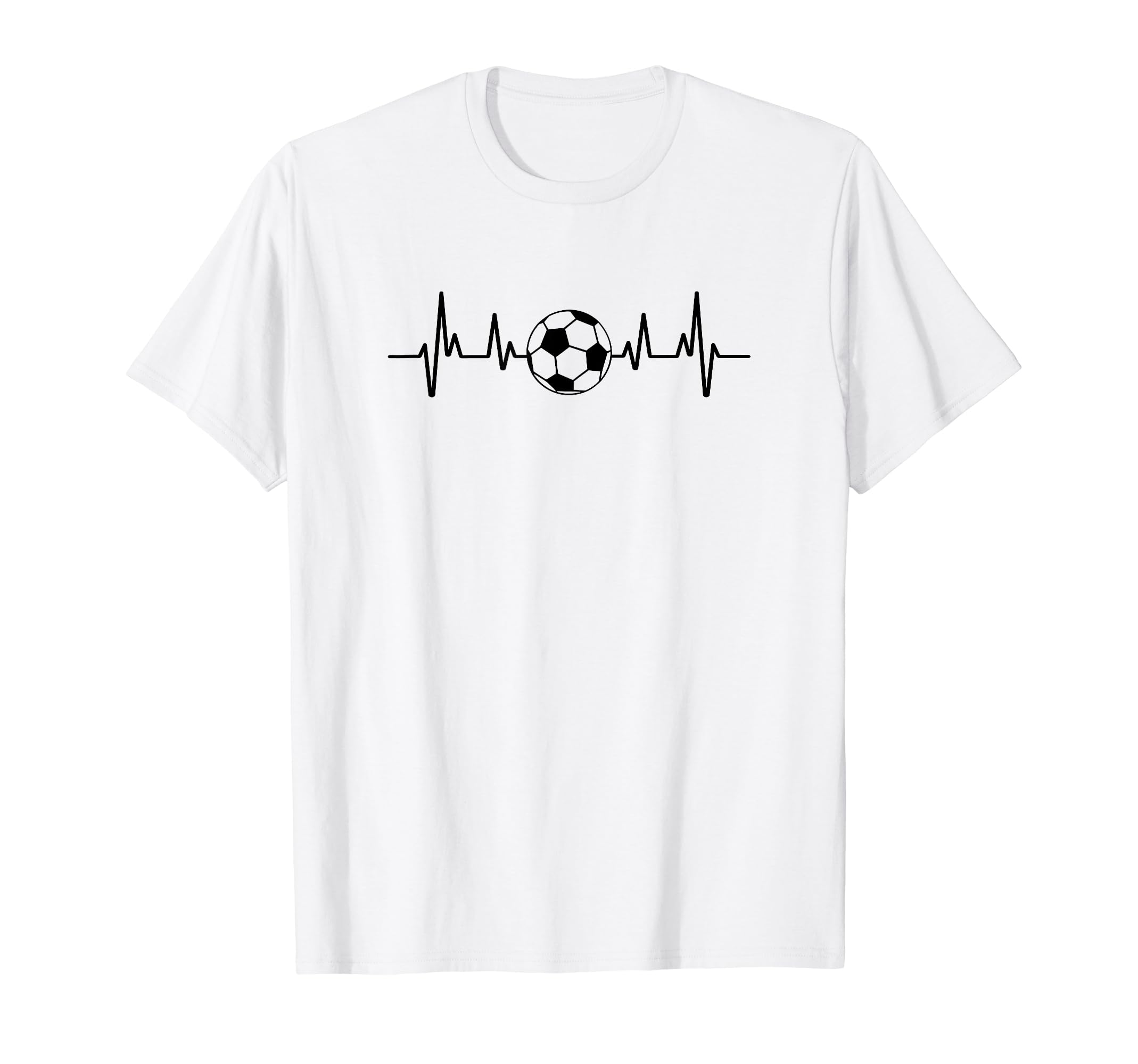 Soccer Heartbeat Sports Soccer Gift T-Shirt - Streetwear Style for Adults - T-Shirt, Sweatshirt, Hoodie