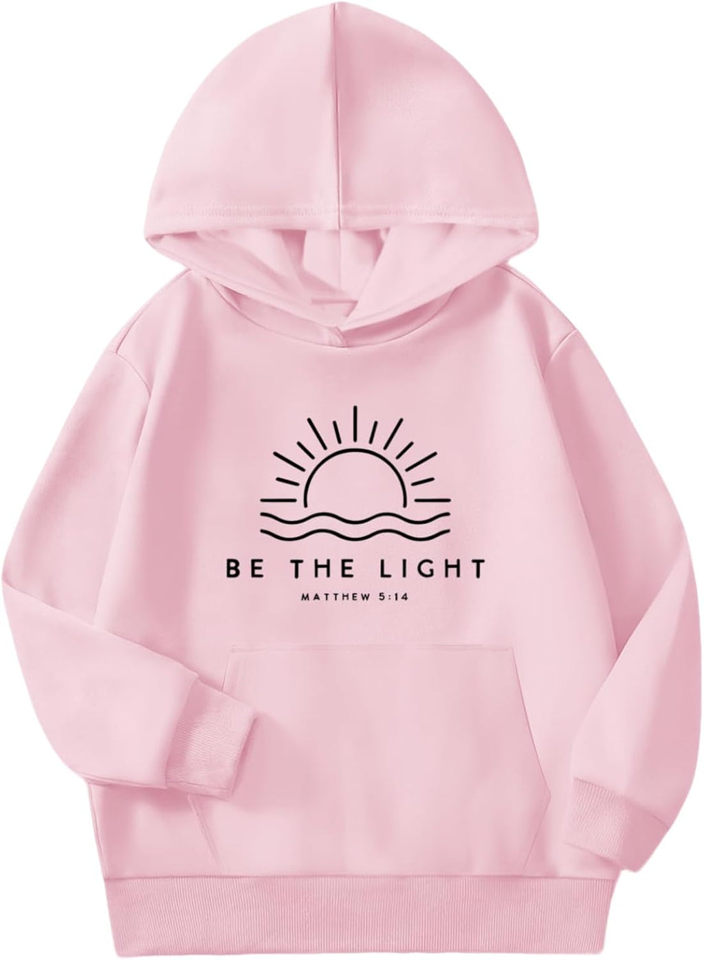 Be The Light Christian for Girls Bible Verse Jesus - Adult & Kids T-Shirts, Sweatshirts & Hoodies apparel design preview 1