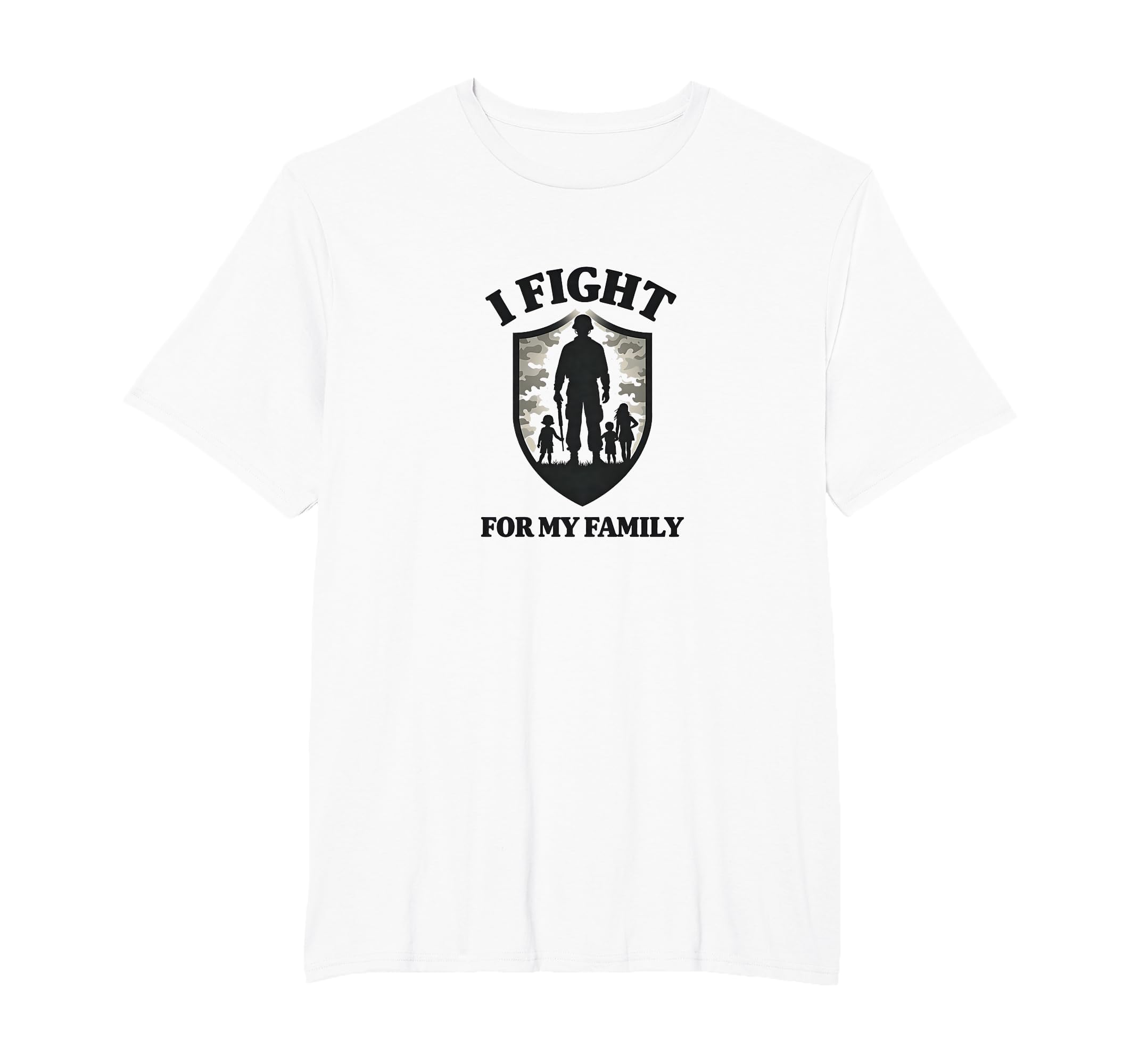 Army Dads I Fight My Family Military Pride T-Shirt - Graphic Print Unisex - T-Shirt, Sweatshirt, Hoodie
