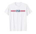 Usa Patriotic American White 4Th T-Shirt - Fun Novelty Design for Adults - T-Shirt, Sweatshirt, Hoodie