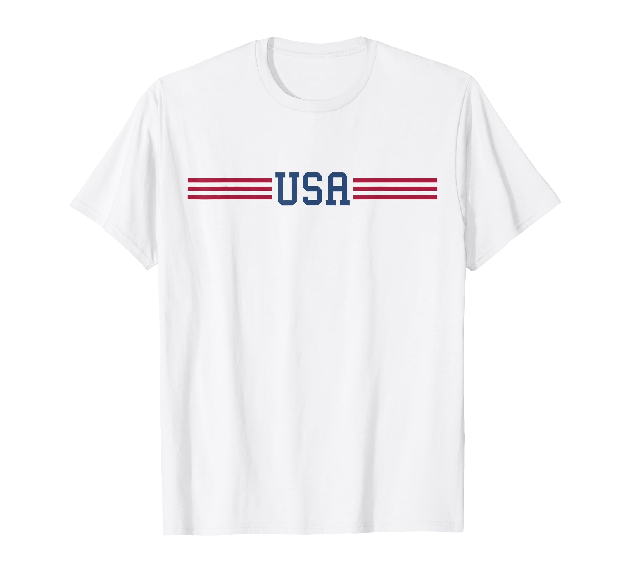 Usa Patriotic American White 4Th T-Shirt - Fun Novelty Design for Adults - T-Shirt, Sweatshirt, Hoodie
