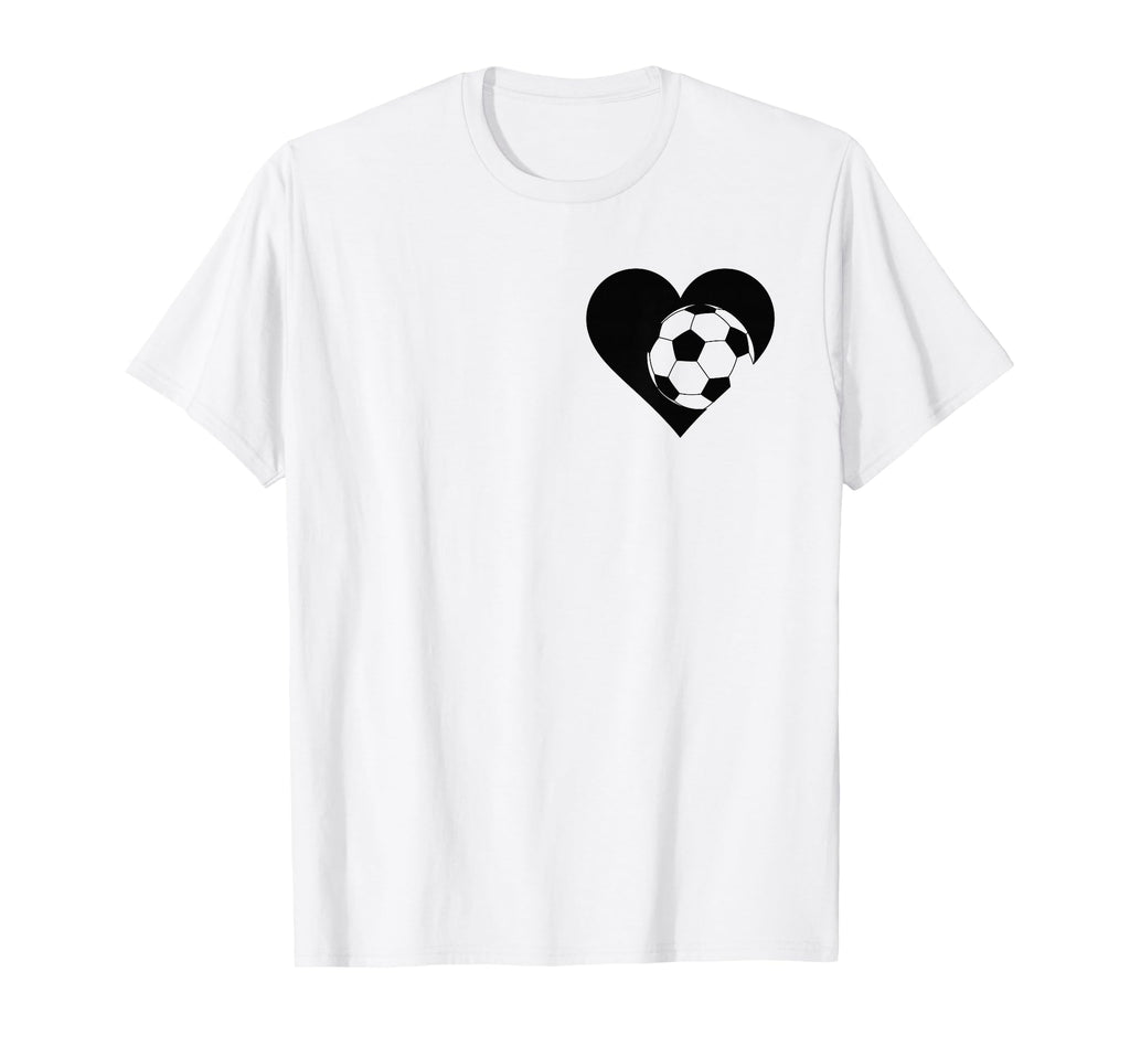 Soccer Love Heart Fans And Players T-Shirt - Unique Graphic for Adults - T-Shirt, Sweatshirt, Hoodie