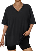 Plus Size Oversized V-Neck Breathable Elastic Fabric - Adult & Kids T-Shirts, Sweatshirts & Hoodies apparel design preview 1
