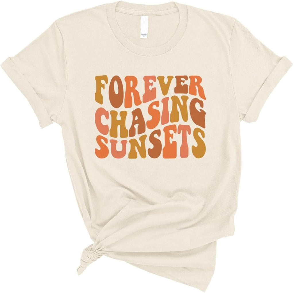 Forever Chasing Sunsets Unisex - Adult & Kids T-Shirts, Sweatshirts & Hoodies apparel design preview 1