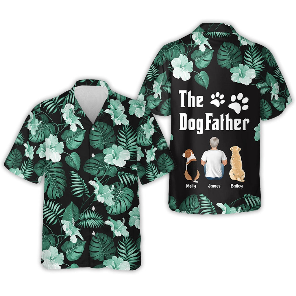 Dog Father Personalized Custom Hawaiian - Adult & Kids T-Shirts, Sweatshirts & Hoodies apparel design preview 1