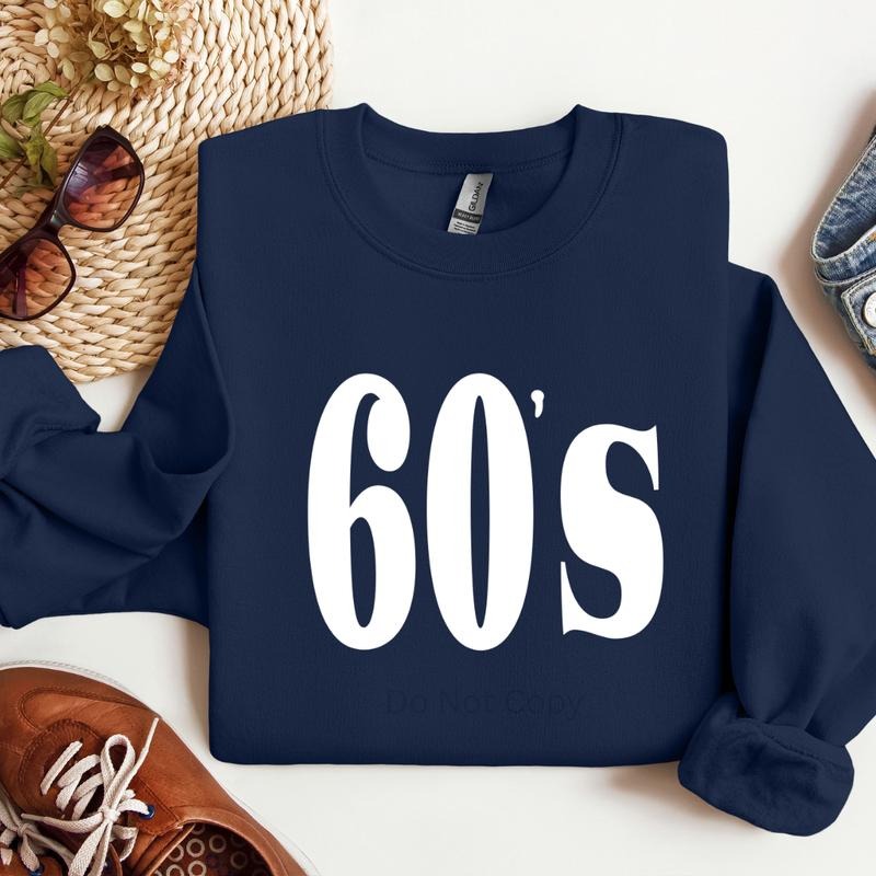 60'S Screen Print Transfer - Adult & Kids T-Shirts, Sweatshirts & Hoodies apparel design preview 1
