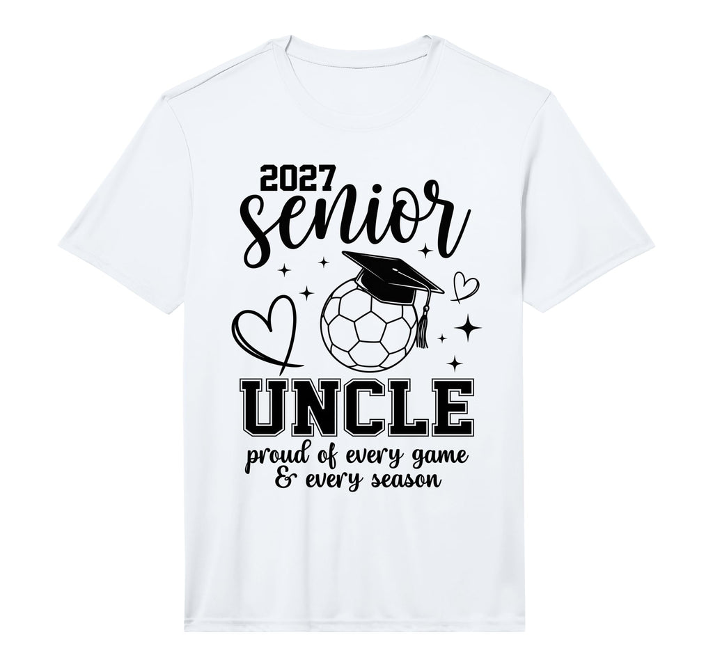 2027 Senior Soccer Uncle Proud Family T-Shirt - Unique Graphic Unisex - T-Shirt, Sweatshirt, Hoodie