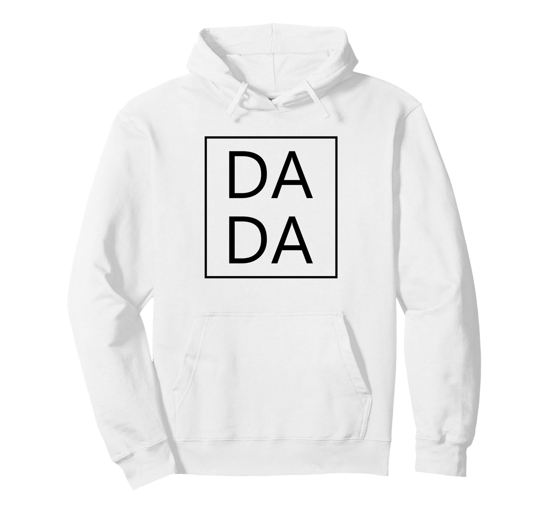 Dada First Fathers Day New Dad Gifts Hoodie - Custom Art Print for Adults - T-Shirt, Sweatshirt, Hoodie