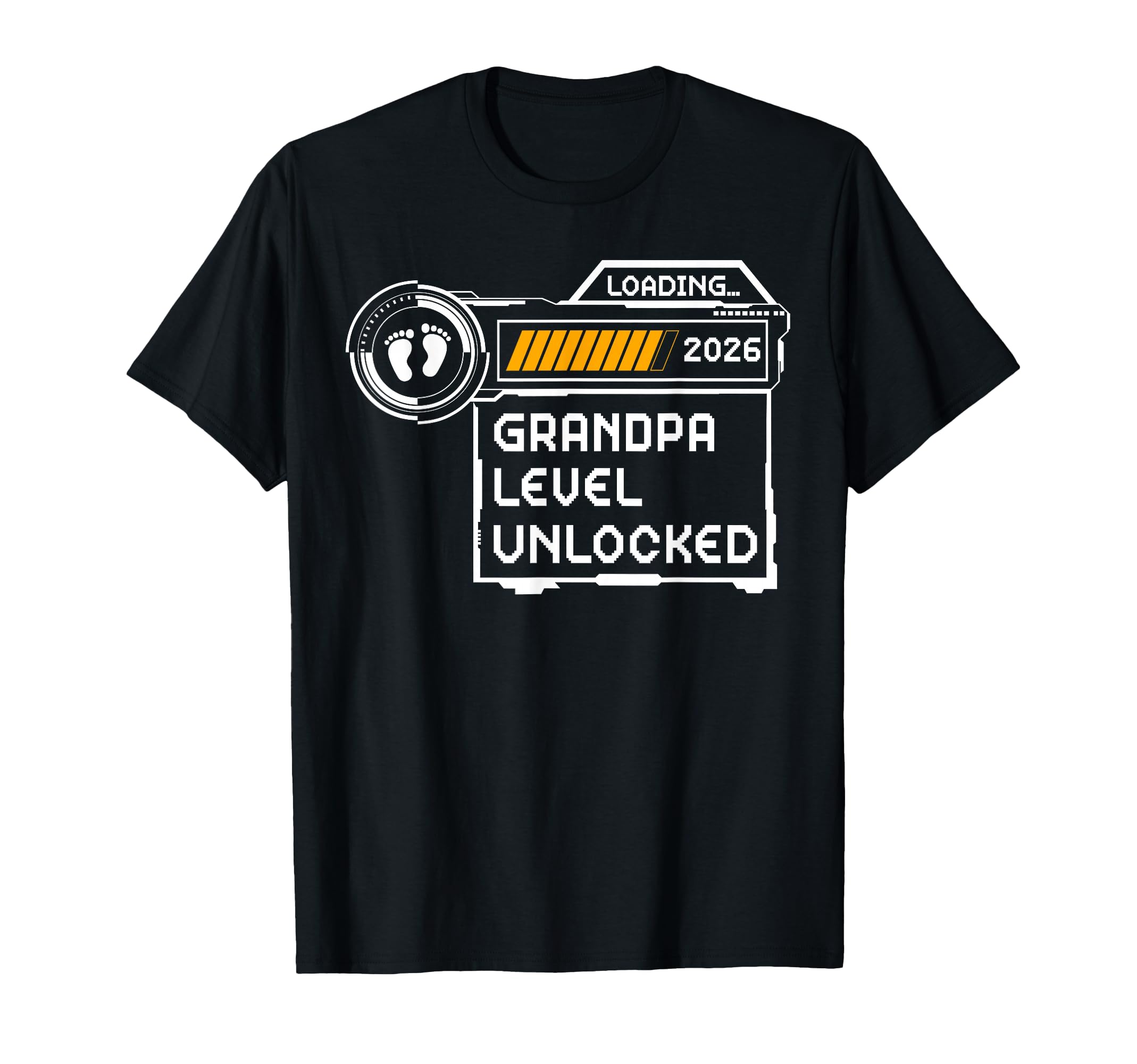 Grandpa Level Unlocked Est 2026 First T-Shirt - Novelty Apparel Unisex - T-Shirt, Sweatshirt, Hoodie