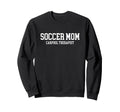 Soccer Mom Always Carpool Therapist Sweatshirt - Minimalist Print Unisex - T-Shirt, Sweatshirt, Hoodie