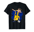 Dabbing Soccer Barbados Jersey Barbadian T-Shirt - Novelty Apparel Unisex - T-Shirt, Sweatshirt, Hoodie