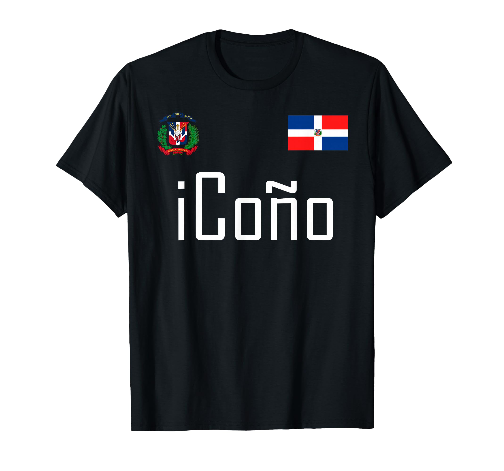 Icono Dominican Republic Funny Spanish T-Shirt - Graphic Print Unisex - T-Shirt, Sweatshirt, Hoodie