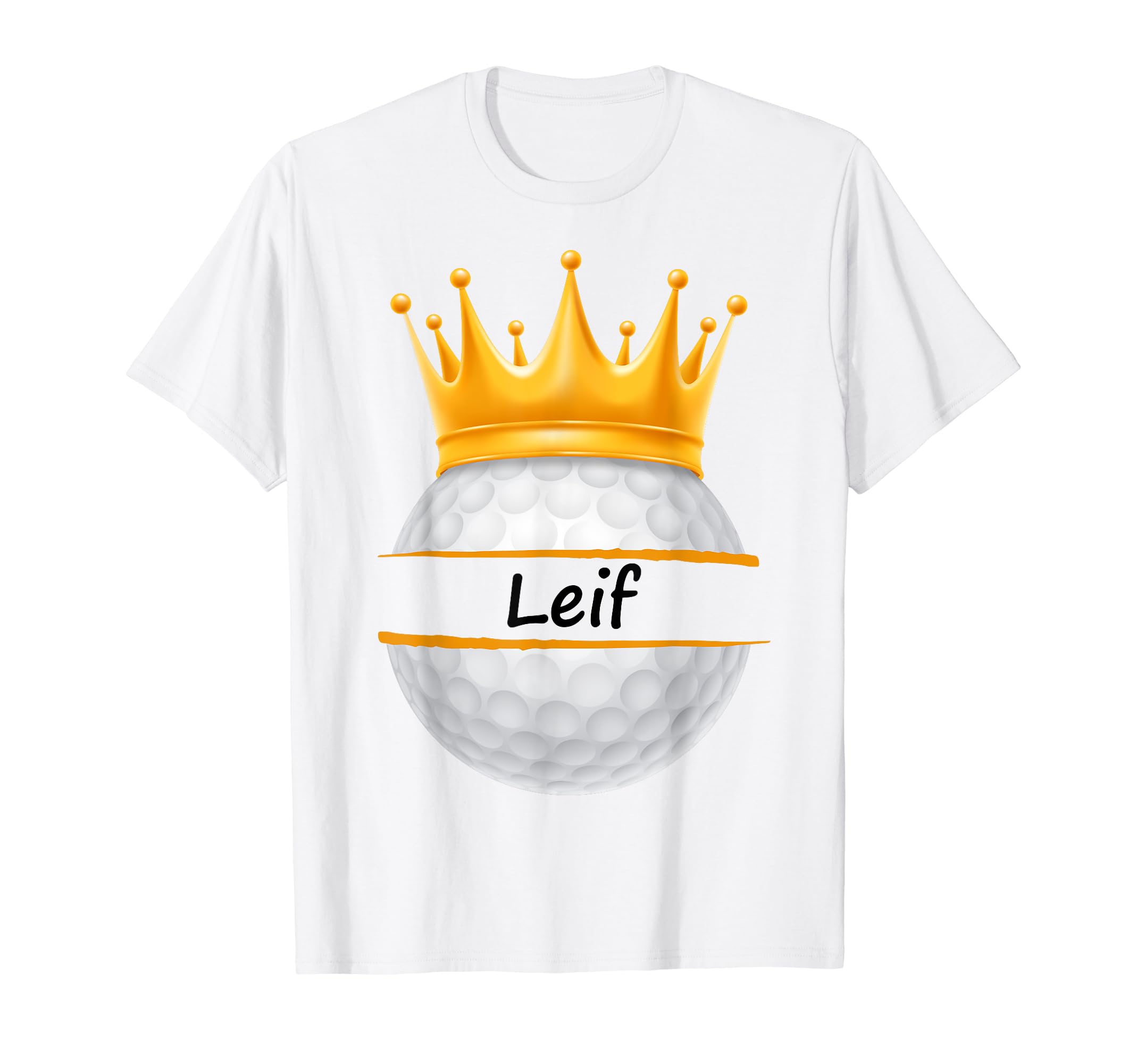 Novelty Golf Personalized Name Leif T-Shirt - Streetwear Style for Adults - T-Shirt, Sweatshirt, Hoodie