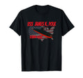 Uss Polk Ssbn 645 Submarine Veterans T-Shirt - Minimalist Print Men Women - T-Shirt, Sweatshirt, Hoodie