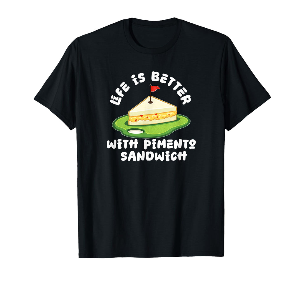 Pimento Cheese Sandwich Golf Dad Husband T-Shirt - Trendy Graphic Unisex - T-Shirt, Sweatshirt, Hoodie