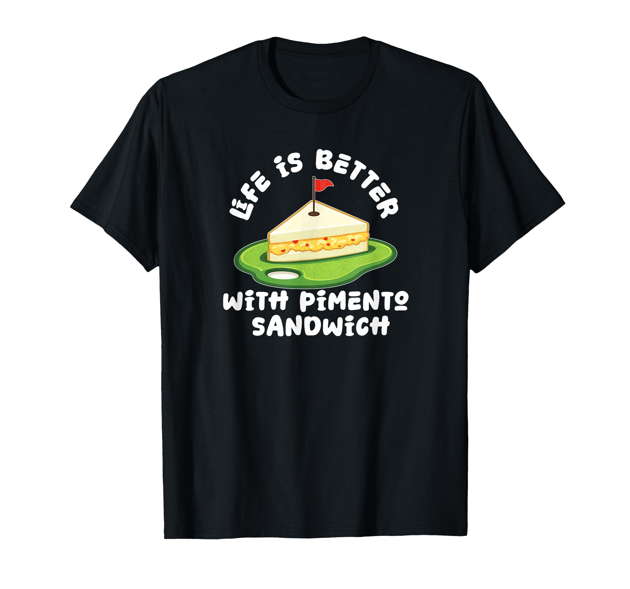 Pimento Cheese Sandwich Golf Dad Husband T-Shirt - Trendy Graphic Unisex - T-Shirt, Sweatshirt, Hoodie