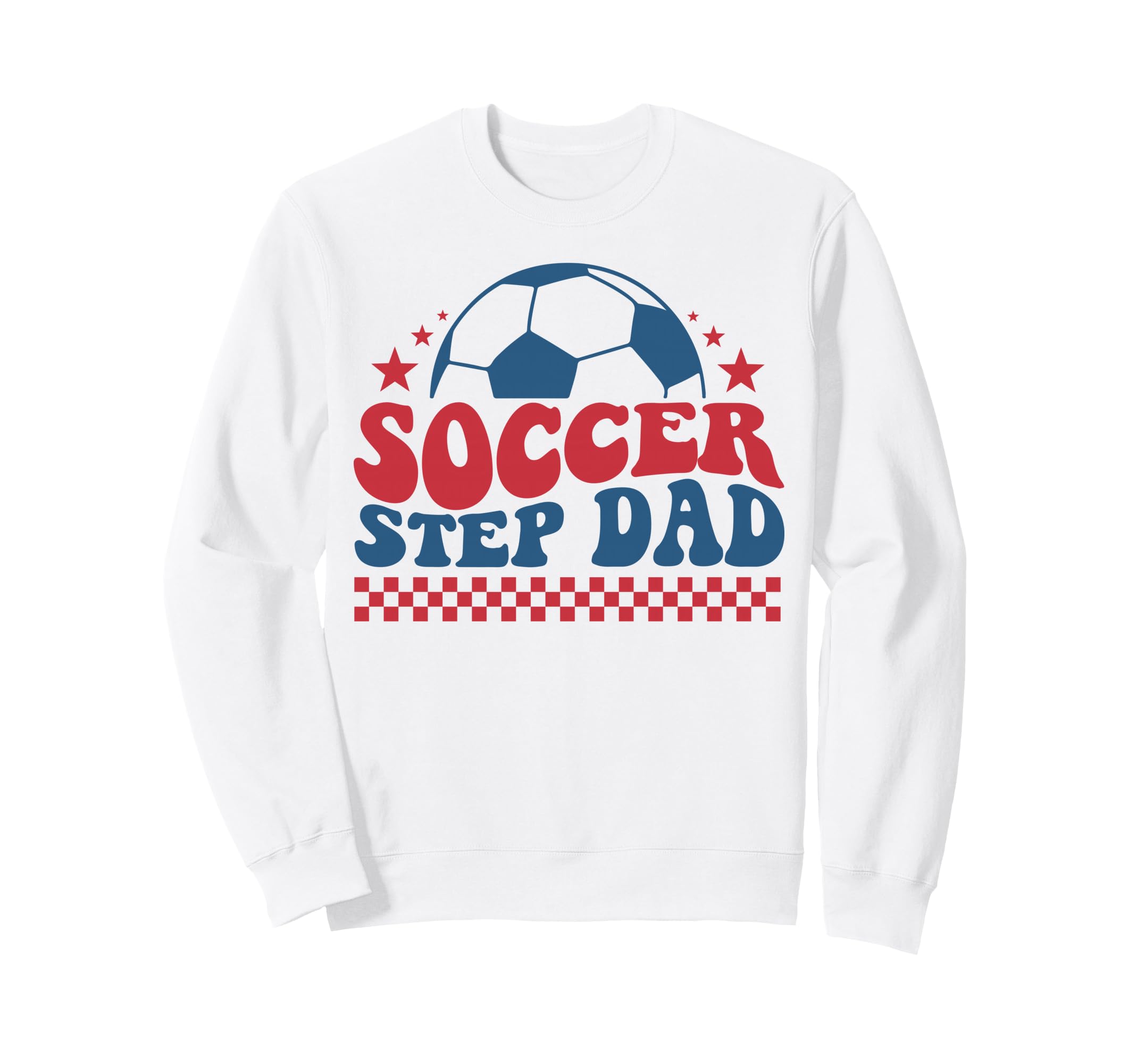 Soccer Step Dad Father Soccer Sweatshirt - Minimalist Print Unisex - T-Shirt, Sweatshirt, Hoodie