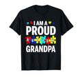 Im Proud Autism Grandpa Autism T-Shirt - Custom Art Print Men Women - T-Shirt, Sweatshirt, Hoodie