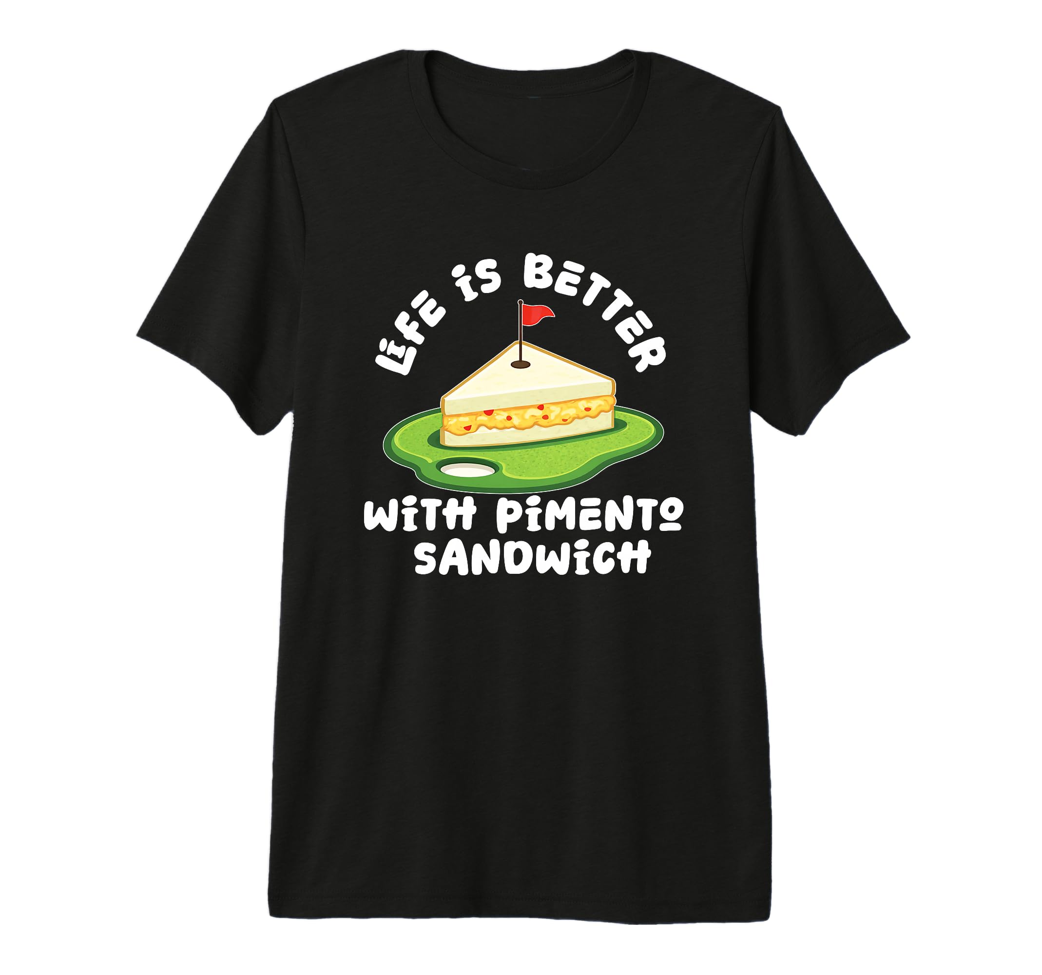 Pimento Cheese Sandwich Golf Dad Husband T-Shirt - Graphic Print Men Women - T-Shirt, Sweatshirt, Hoodie