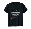 Sleighin Like Rudolph Dad Jokes T-Shirt - Casual Everyday Wear for Adults - T-Shirt, Sweatshirt, Hoodie