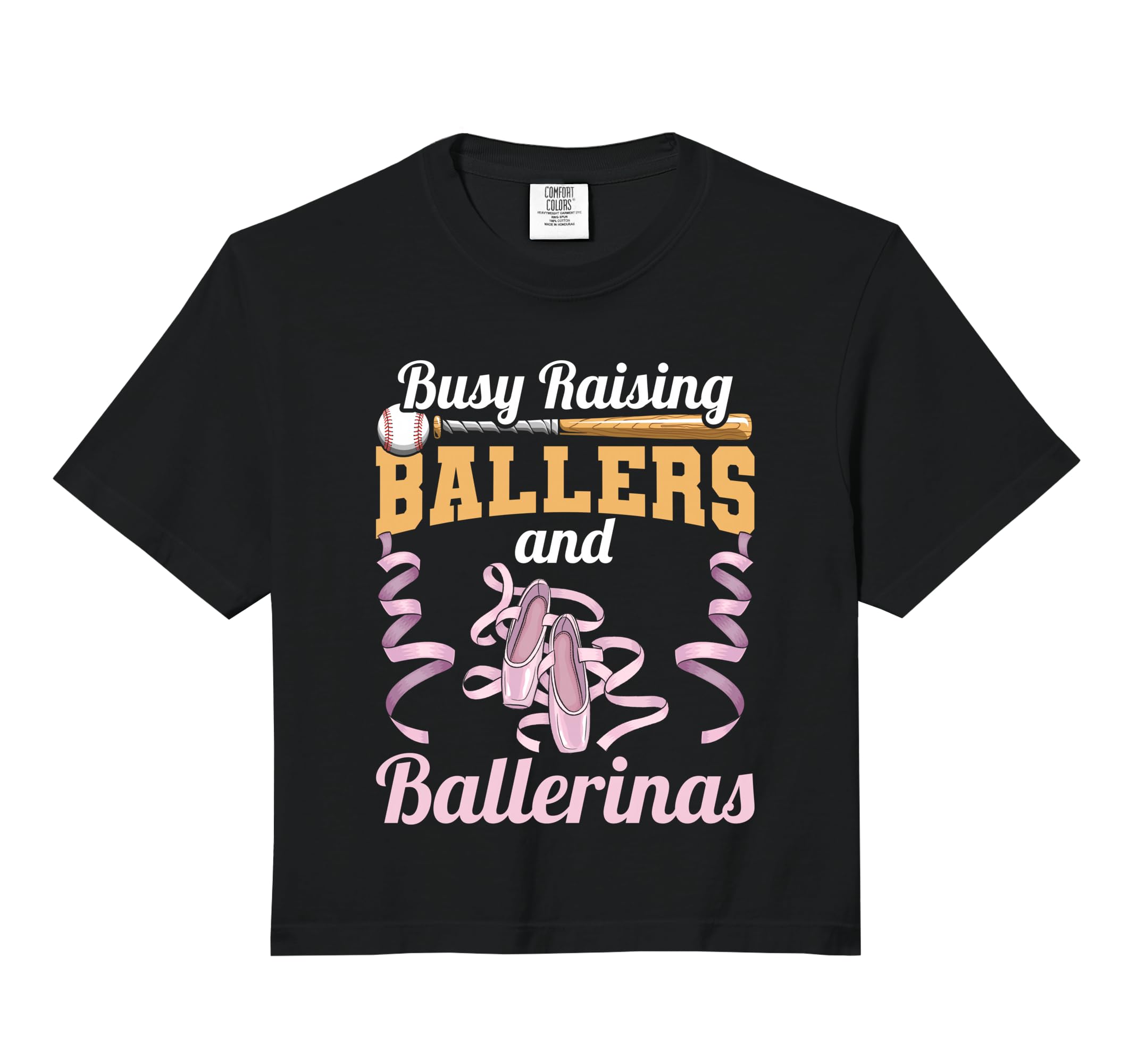 Mom Busy Raising Ballers And Sweatshirt - Fun Novelty Design for Adults - T-Shirt, Sweatshirt, Hoodie