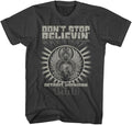 Journey Don't Stop Believin' Detroit '80 Adult Short - Adult & Kids T-Shirts, Sweatshirts & Hoodies apparel design preview 1