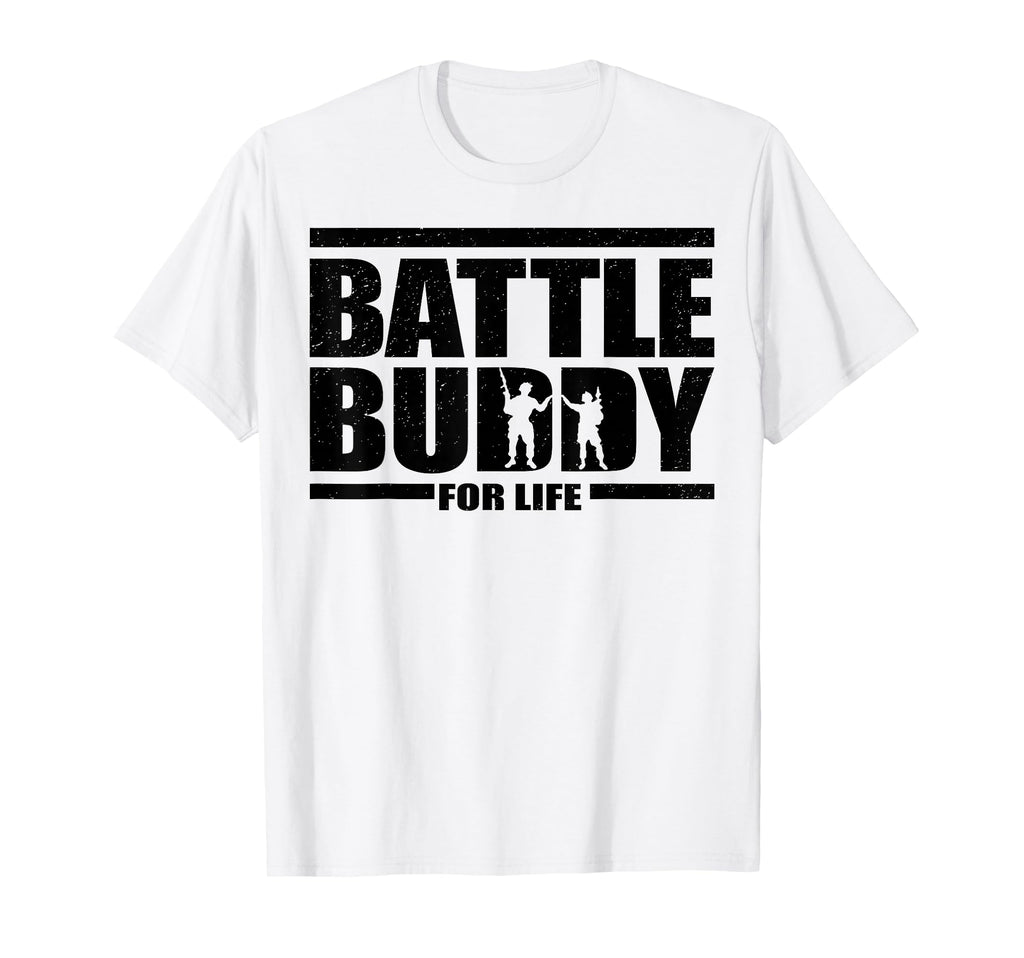 Funny Battle Buddy Life T-Shirt - Aesthetic Graphic Men Women - T-Shirt, Sweatshirt, Hoodie