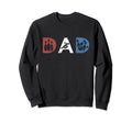 Bowling Dad Funny Red White Blue Sweatshirt - Trendy Graphic Unisex - T-Shirt, Sweatshirt, Hoodie