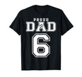 Number 6 Custom Proud Soccer T-Shirt - Casual Everyday Wear for Adults - T-Shirt, Sweatshirt, Hoodie