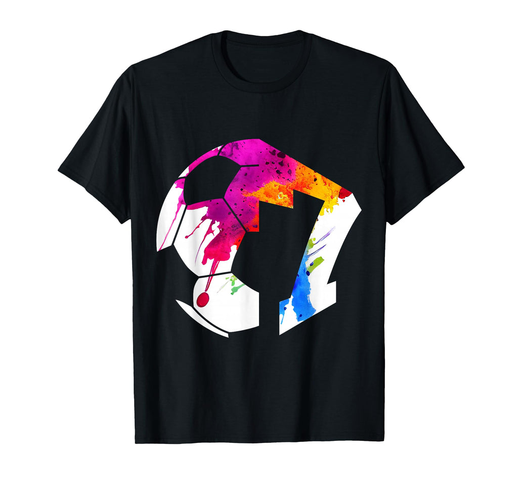 Number 7 Years Soccer 7Th Birthday T-Shirt - Unique Graphic for Adults - T-Shirt, Sweatshirt, Hoodie