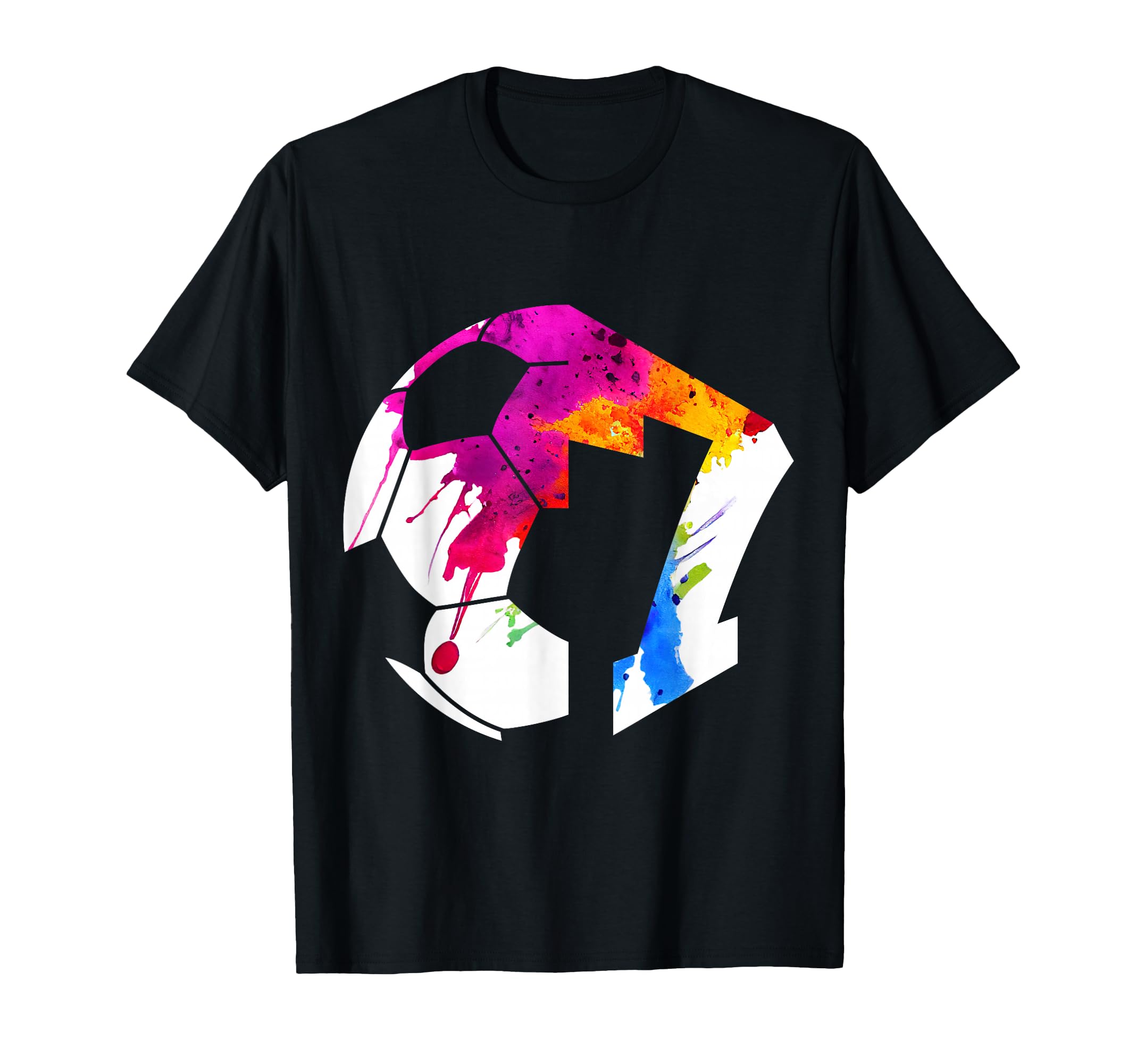 Number 7 Years Soccer 7Th Birthday T-Shirt - Unique Graphic for Adults - T-Shirt, Sweatshirt, Hoodie