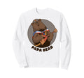 Russian Papa Bear Balalaika Sweatshirt - Custom Art Print Unisex - T-Shirt, Sweatshirt, Hoodie