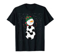 Funny Soccer Ball Snowman Winter Hat T-Shirt - Aesthetic Graphic Men Women - T-Shirt, Sweatshirt, Hoodie