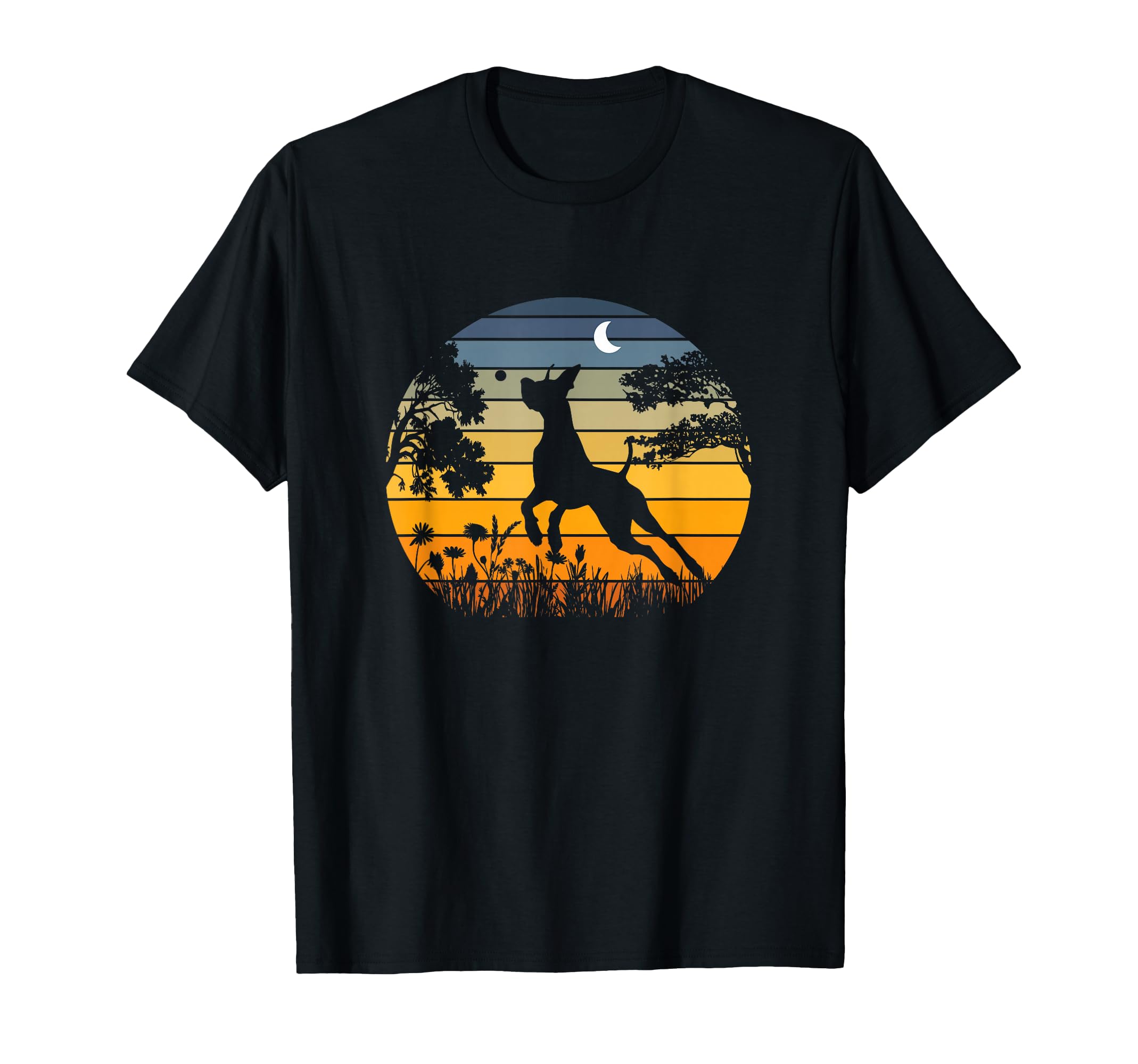 Womens Sunset Garden Nature Great Dane T-Shirt - Novelty Apparel Men Women - T-Shirt, Sweatshirt, Hoodie