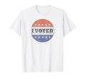 I Voted 2020 Vote Distressed T-Shirt - Aesthetic Graphic for Adults - T-Shirt, Sweatshirt, Hoodie