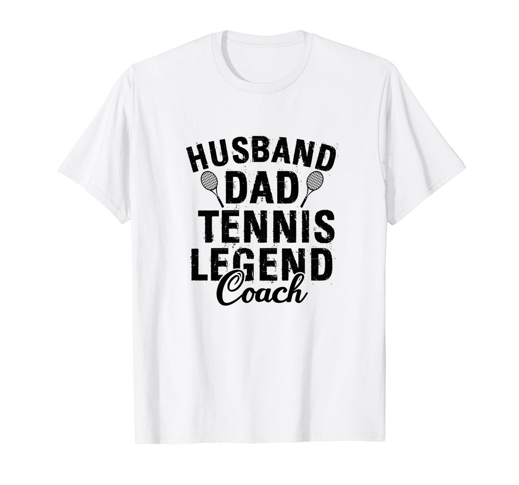 Husband Dad Tennis Legend Coach Funny T-Shirt - Trendy Graphic for Adults - T-Shirt, Sweatshirt, Hoodie