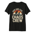 Dad And Son Chaos Crew Funny Matching T-Shirt - Fun Novelty Design Unisex - T-Shirt, Sweatshirt, Hoodie