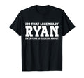 Ryan Gifts Ryan Name Birthday Gifts T-Shirt - Novelty Apparel for Adults - T-Shirt, Sweatshirt, Hoodie