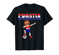 Dabbing Soccer Croatia Soccer Fans T-Shirt - Custom Art Print Men Women - T-Shirt, Sweatshirt, Hoodie