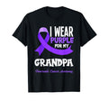 I Wear Purple My Grandpa Pancreatic T-Shirt - Streetwear Style Unisex - T-Shirt, Sweatshirt, Hoodie