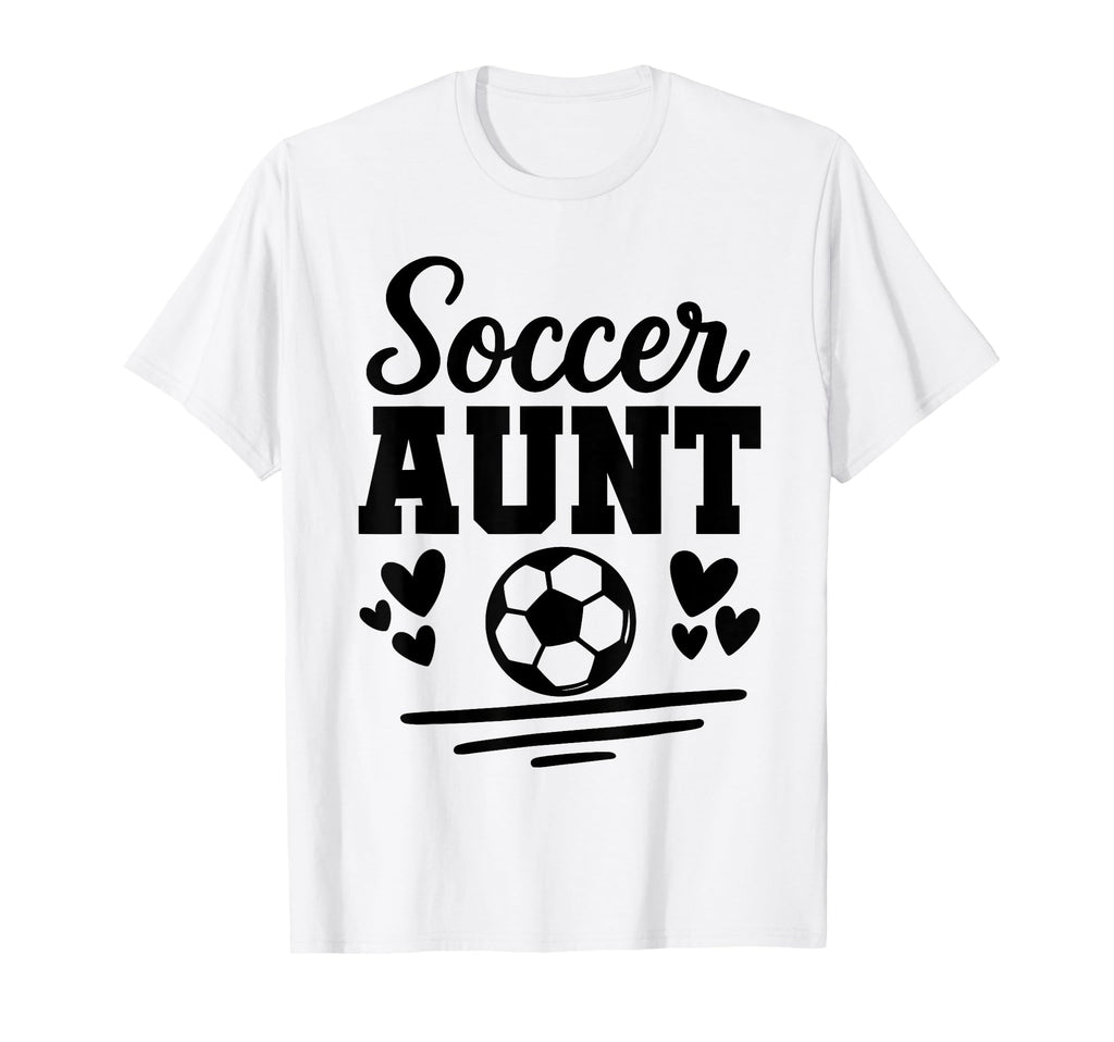 Soccer Aunt Soccer Player Matching Family T-Shirt - Minimalist Print Unisex - T-Shirt, Sweatshirt, Hoodie